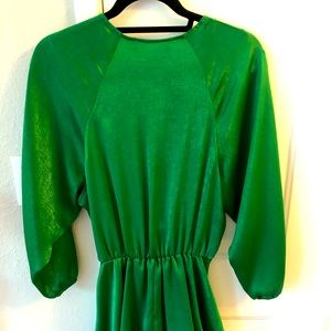 Dress Kelly Green sexy v front